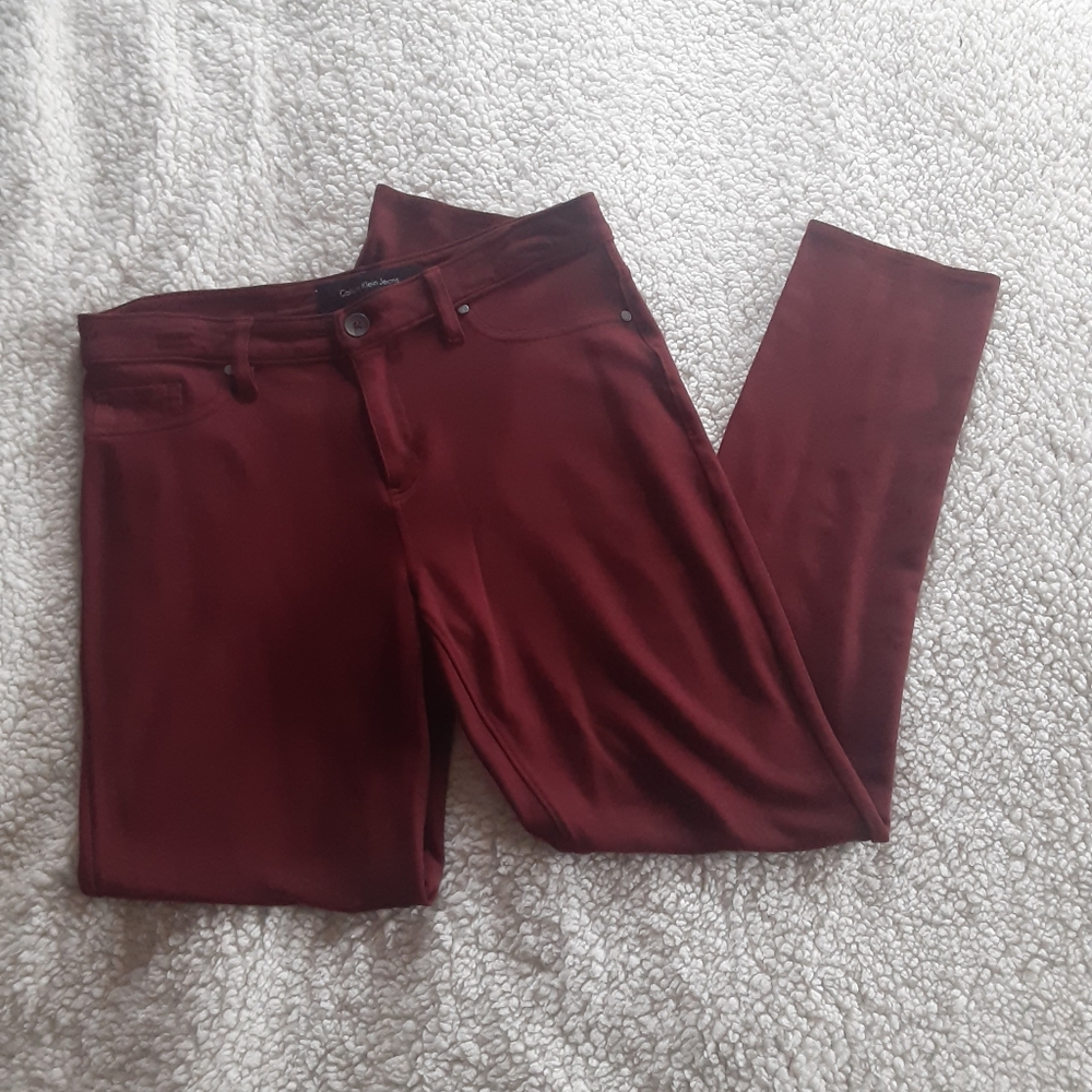 high rise straight leg pants